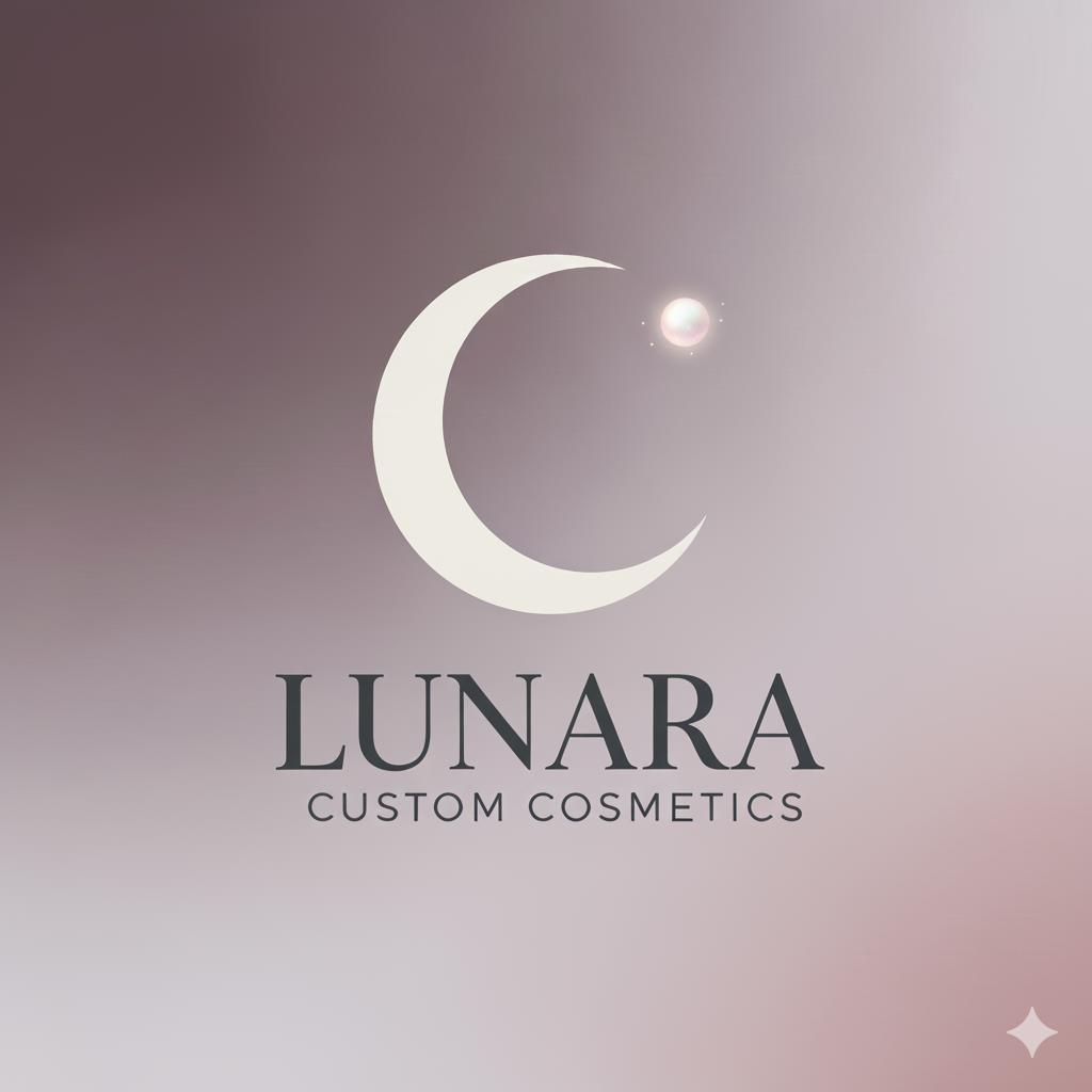 Logotipo de Lunara Custom Cosmetics